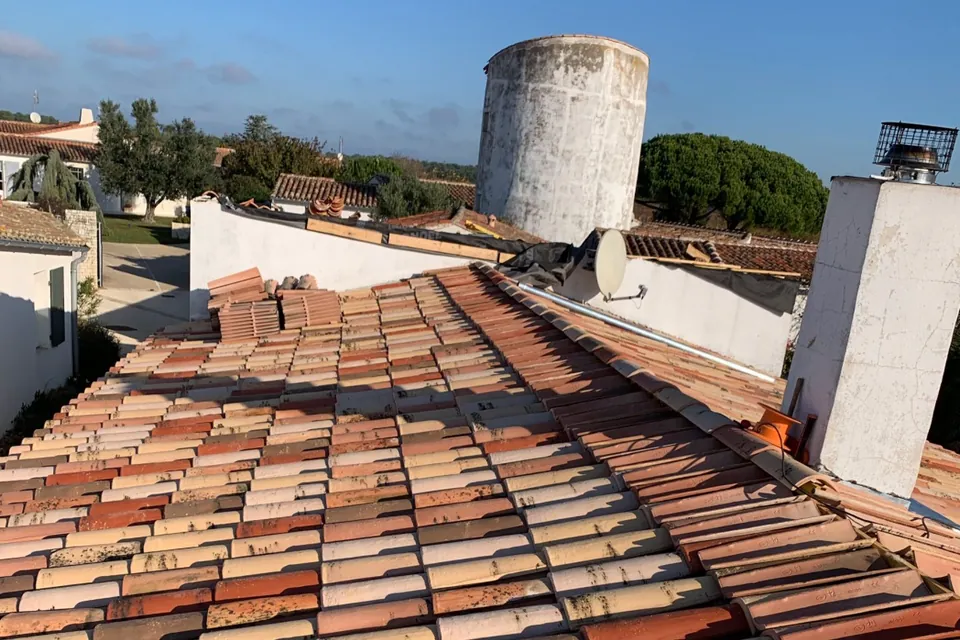 Un de nos chantiers sur l'île de Ré